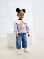 Lilac Bear Collared Sweatshirt (3mths-7yrs) - Image 2 of 8