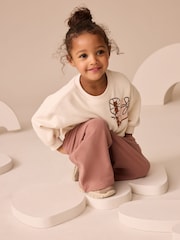 Cream Flower Graphic Print Crew Neck Sweatshirt (3mths-7yrs) - Image 3 of 9