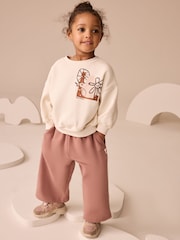 Cream Flower Graphic Print Crew Neck Sweatshirt (3mths-7yrs) - Image 4 of 9