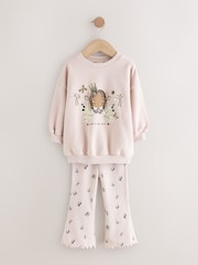 Light Pink Fairy - Sweatshirt & Flare Leggings Set (3mths-7yrs) - Bild 4 von 8