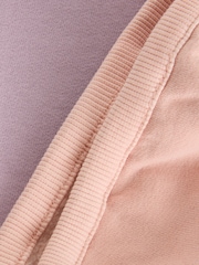 Light Pink Plant Graphic Print Hoodie & Wide Leg Joggers Set (3mths-7yrs) - Image 9 of 11