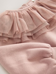 Light Pink Ruffle Collar Sweatshirt & Flare Leggings Set (3mths-7yrs) - Image 8 of 10