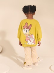 Green Gingham Daisy Duck Sweatshirt and Flare Leggings Set (3mths-7yrs) - Image 1 of 11