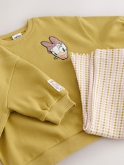 Green Gingham Daisy Duck Sweatshirt and Flare Leggings Set (3mths-7yrs) - Image 10 of 11