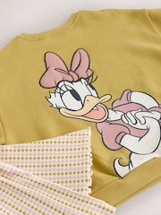 Green Gingham Daisy Duck Sweatshirt and Flare Leggings Set (3mths-7yrs) - Image 11 of 11