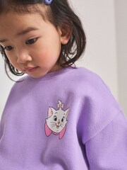 Lilac Purple Disney Aristocats Sweatshirt & Leggings Set (3mths-7yrs) - Image 3 of 8