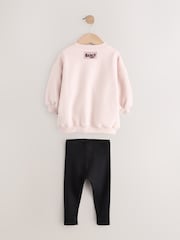Pink Bluey Halloween Sweatshirt & Leggings Set (12mths-7yrs) - Image 2 of 4