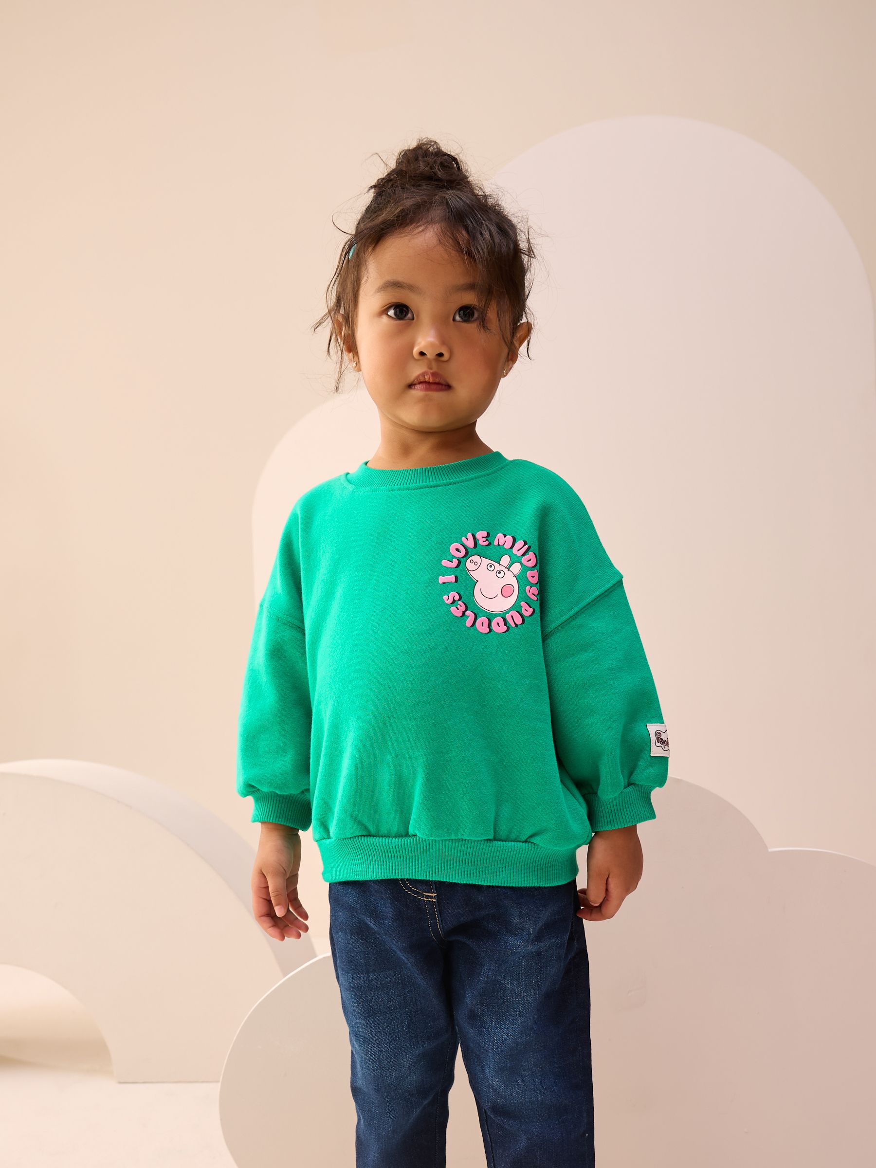 Buy Green Peppa Pig Crew Neck Sweatshirt (3mths-7yrs) from Next USA