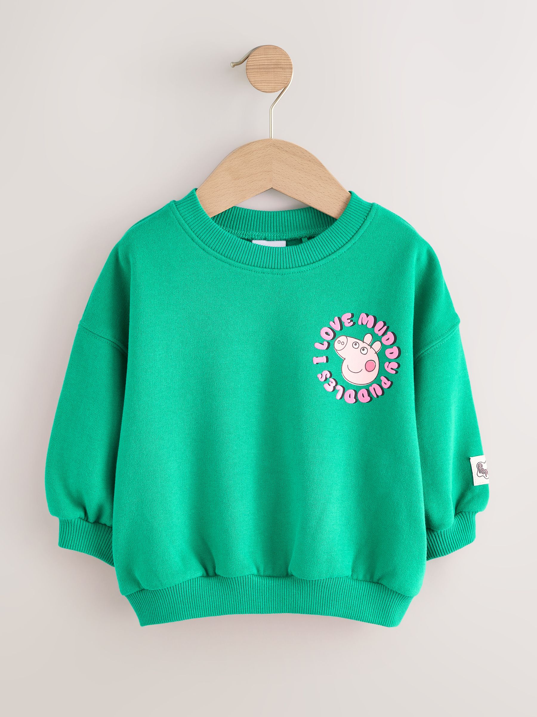 Buy Green Peppa Pig Crew Neck Sweatshirt (3mths-7yrs) from Next USA