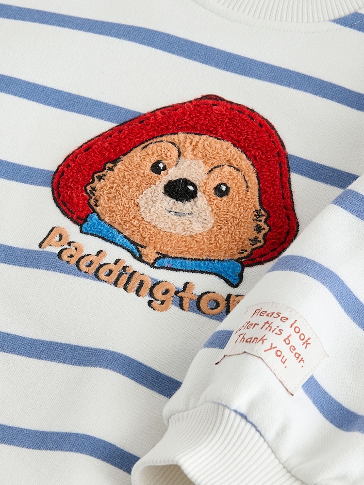 Paddington Bear Cream Stripe Sweatshirt (3mths-7yrs) - Image 7 of 7