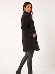 Roman Buttoned Swing Coat - Imagem 3 de 5