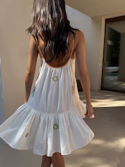 Never Fully Dressed White Embrodiery Slip - Image 3 of 4