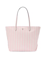 Victoria's Secret Iconic Stripe Pink Tote Bag - Image 1 of 3
