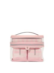 Victoria's Secret Iconic Stripe Pink 4 in 1 Makeup Bag - Image 2 of 4