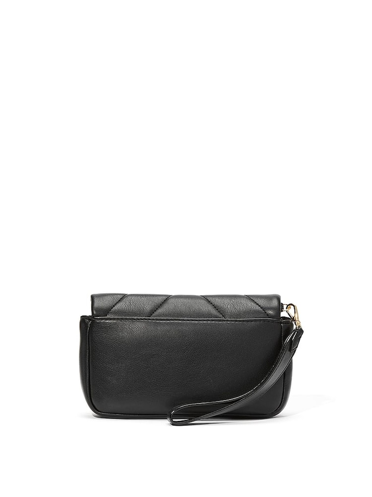 Victoria's Secret Black Wristlet Clutch Purse - Image 2 of 3