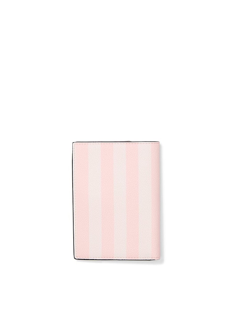 Victoria's Secret Iconic Stripe Pink Passport Holder - Image 2 of 2 Victoria's Secret Iconic Stripe Pink Passport Holder - Image 2 of 2