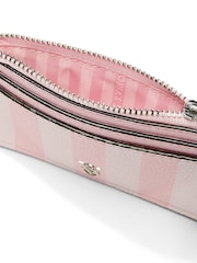 Victoria's Secret Iconic Stripe Pink Card Holder Keyring - Image 3 of 3