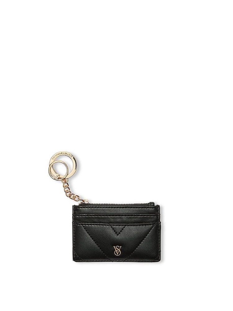 Victoria's Secret Black Card Holder Keyring - Image 1 of 2