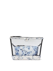 Victoria's Secret White Floral AM/PM Makeup Bag Duo - Image 2 of 2