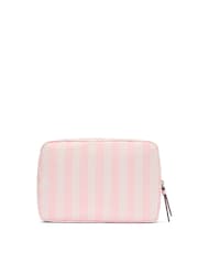 Victoria's Secret Iconic Stripe Pink Makeup Bag - Image 2 of 3