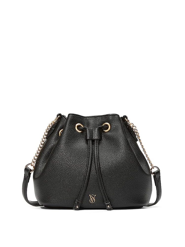 Victoria's Secret Black Mini Bucket Bag - Image 1 of 2