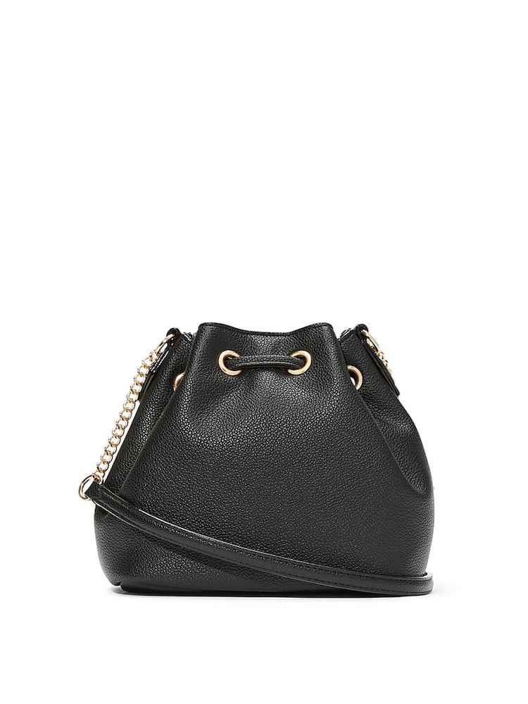 Victoria's Secret Black Mini Bucket Bag - Image 2 of 2