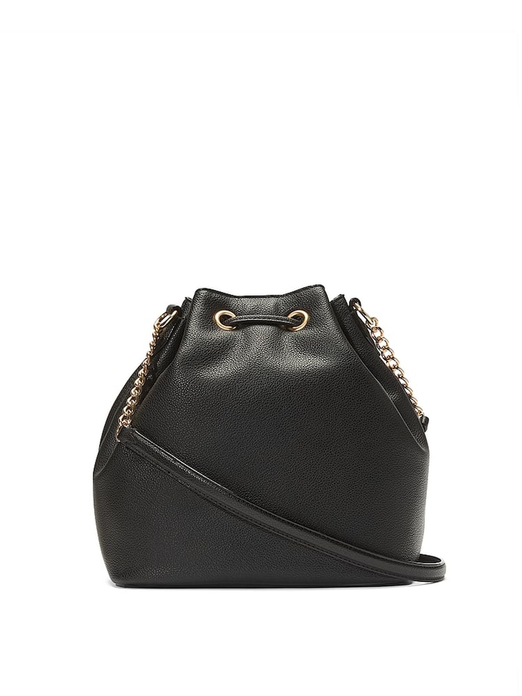 Victoria's Secret Black Bucket Crossbody Bag - Image 3 of 3