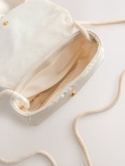 Cream Rose Bow Bag - Image 3 of 5