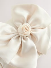 Cream Rose Bow Bag - Image 4 of 5