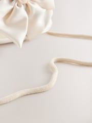 Cream Rose Bow Bag - Image 5 of 5