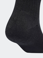 adidas Grey Linear Crew Socks Cushioned Socks 3 Pack - Image 4 of 4