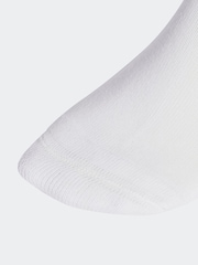 adidas White Ecru Linear Crew Cushioned Socks 3 Pack - Image 3 of 4
