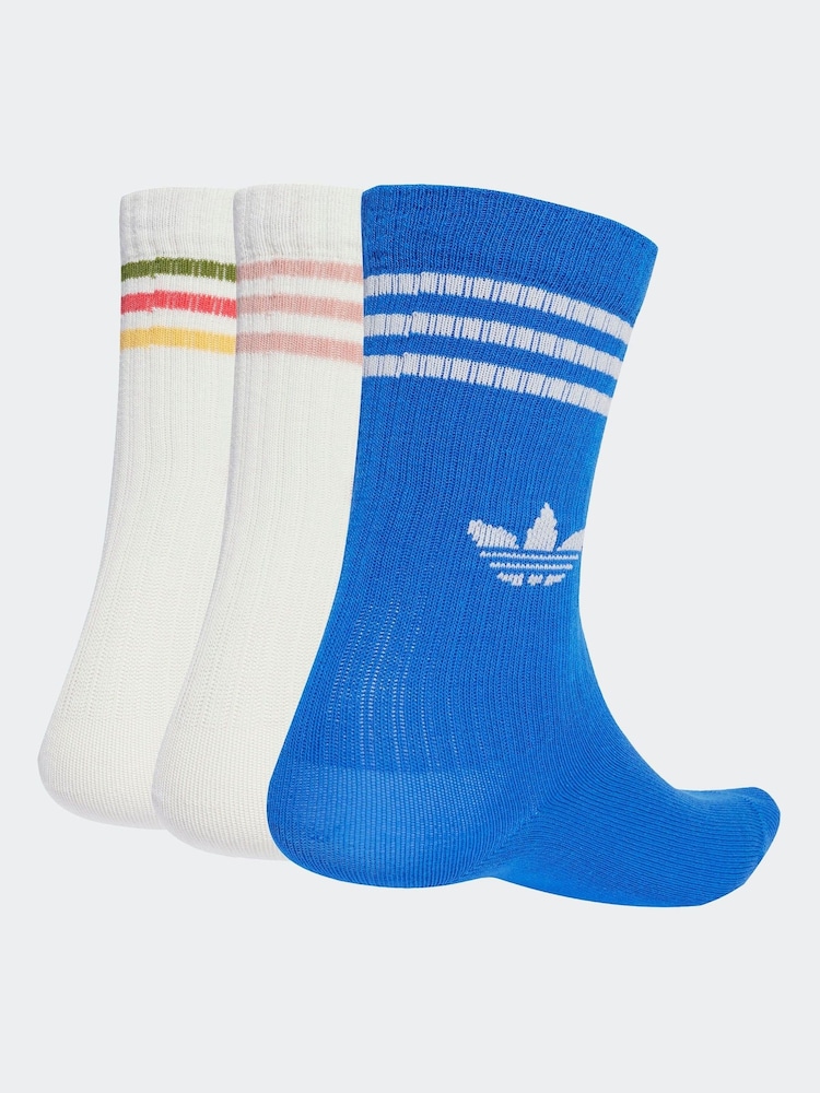 Bela Ecru -  3-delni komplet nogavic adidas Originals - Slika 2 iz 5