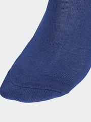 Синий - Adidas Linear Crew Cushioned Socks 3 Pack - Image 3 of 4