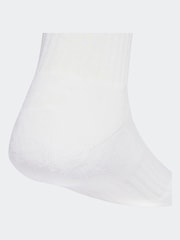 adidas White Ecru 3-Stripe Crew Length Socks 3 Pack - Image 4 of 4