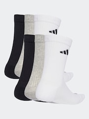 Weiß - adidas Logo Crew Socks 6 Pack - Bild 2 von 4