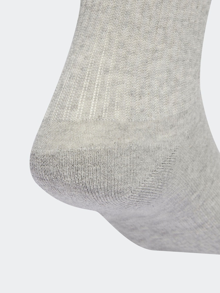 Weiß - adidas Logo Crew Socks 6 Pack - Bild 4 von 4