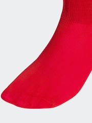 adidas Originals Red 3 Pack Crew Socks - Image 5 of 5