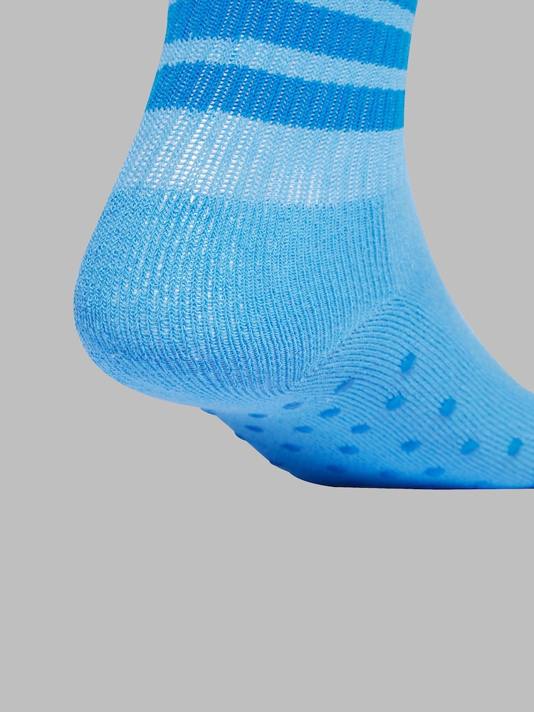 adidas Blue Infant Anti Slip 2 Pack Socks - Image 5 of 5
