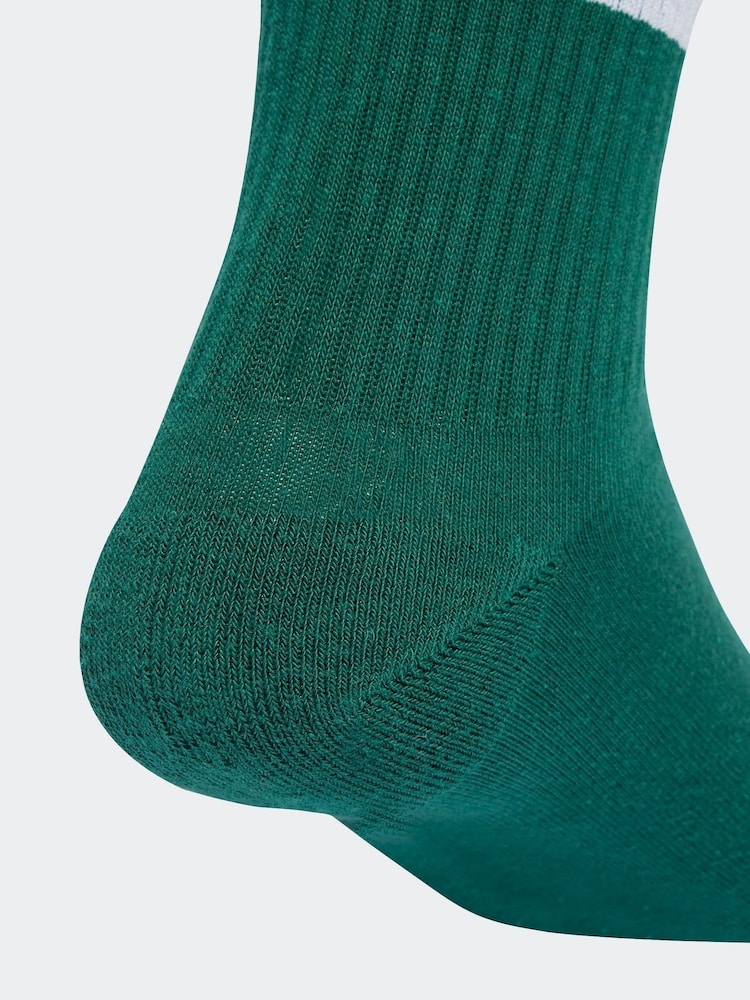 adidas Green GFX Crew 3 Pack Socks - Image 5 of 5 adidas Green GFX Crew 3 Pack Socks - Image 5 of 5