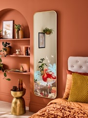 Laurence Llewelyn-Bowen Multi Nile Flamingo Leaner Mirror - Image 2 of 3