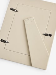 Sosandar Cream Faux Leather 7 x 5" (18 x 13cm) Photo Frame - Image 5 of 5