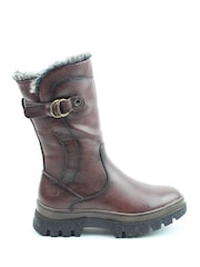 Heavenly Feet Ladies Bramble2 Chocolate Calf Brown Boots - Image 1 of 3