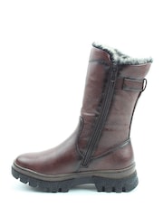 Heavenly Feet Ladies Bramble2 Chocolate Calf Brown Boots - Image 3 of 3