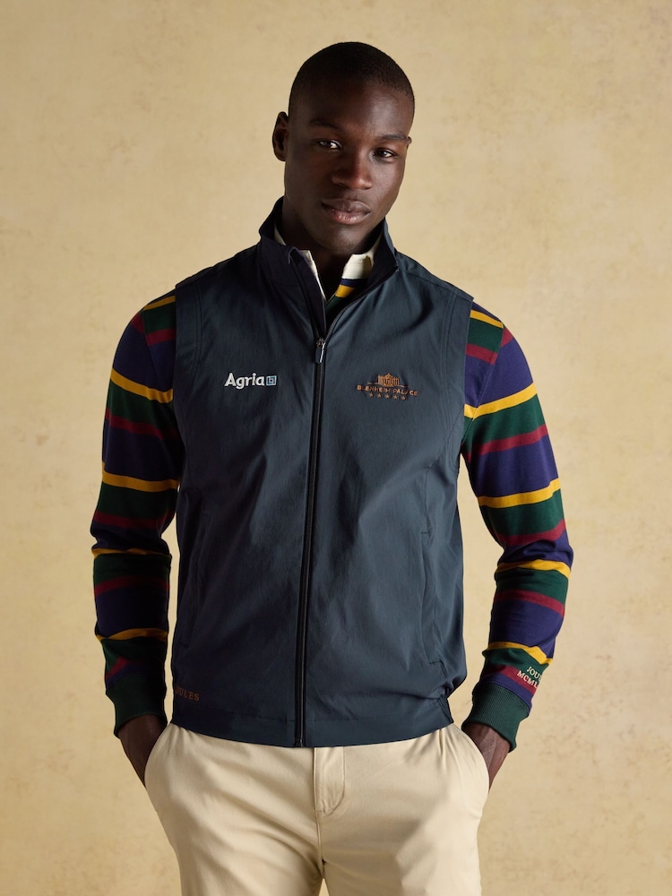 Official Blenhiem Navy European Championship Lightweight Gilet - Image 1 of 10