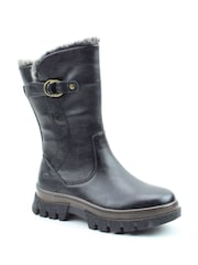 Heavenly Feet Ladies Bramble2 Black Calf Black Boots - Image 1 of 1