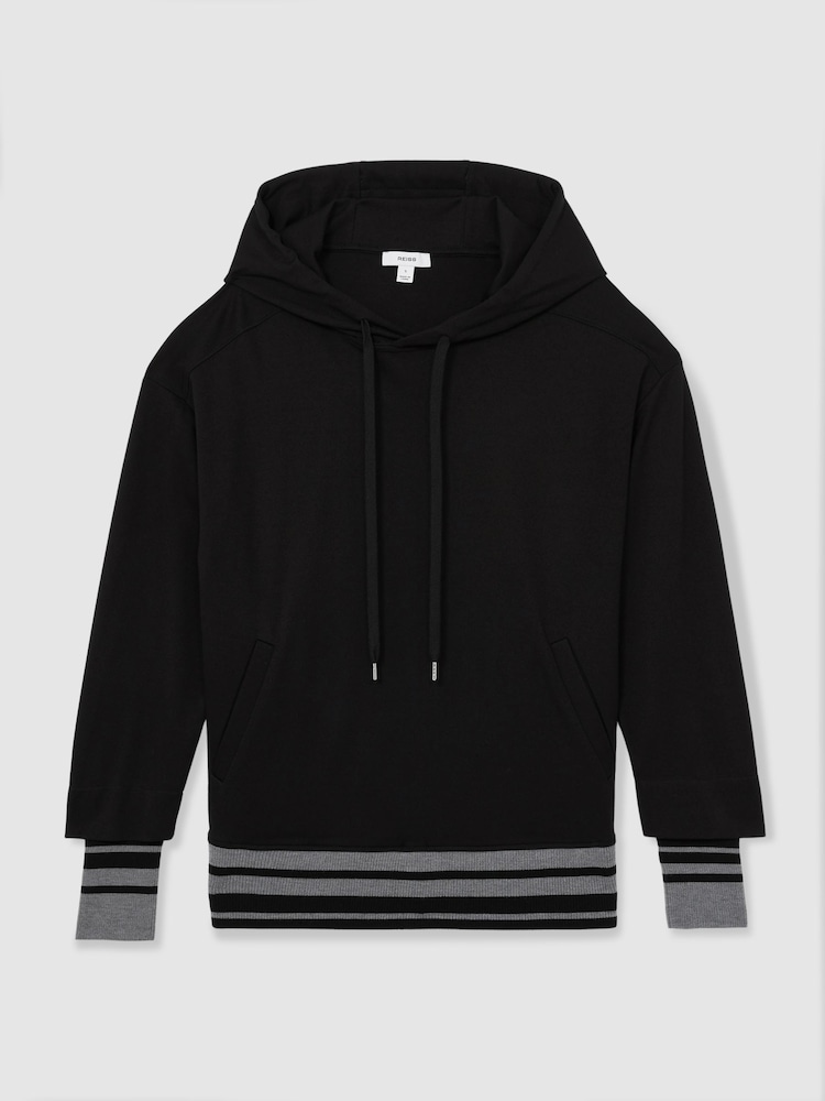 Sweat à capuche Reiss Alexi en jersey avec cordon de serrage - Image 2 de 7