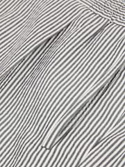 Reiss Navy/White Sail Stretch Seersucker Stripe Trousers - Image 8 of 8