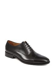 Jones Bootmaker Marvin Leather Oxford Black Shoes - Image 2 of 5
