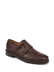 Jones Bootmaker Brown Ollie Leather Monk Shoes - Image 2 of 5